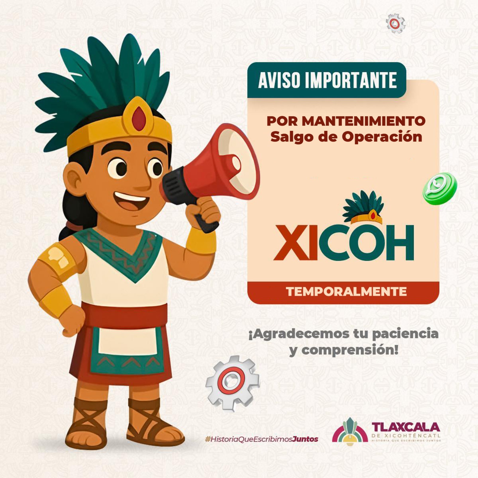 Inició Ayuntamiento de Tlaxcala proceso de mantenimiento y actualización de 'Xicoh' para servir mejor a los usuarios de los servicios